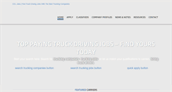 Desktop Screenshot of cdljobs.com